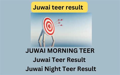 juwai morning teer result